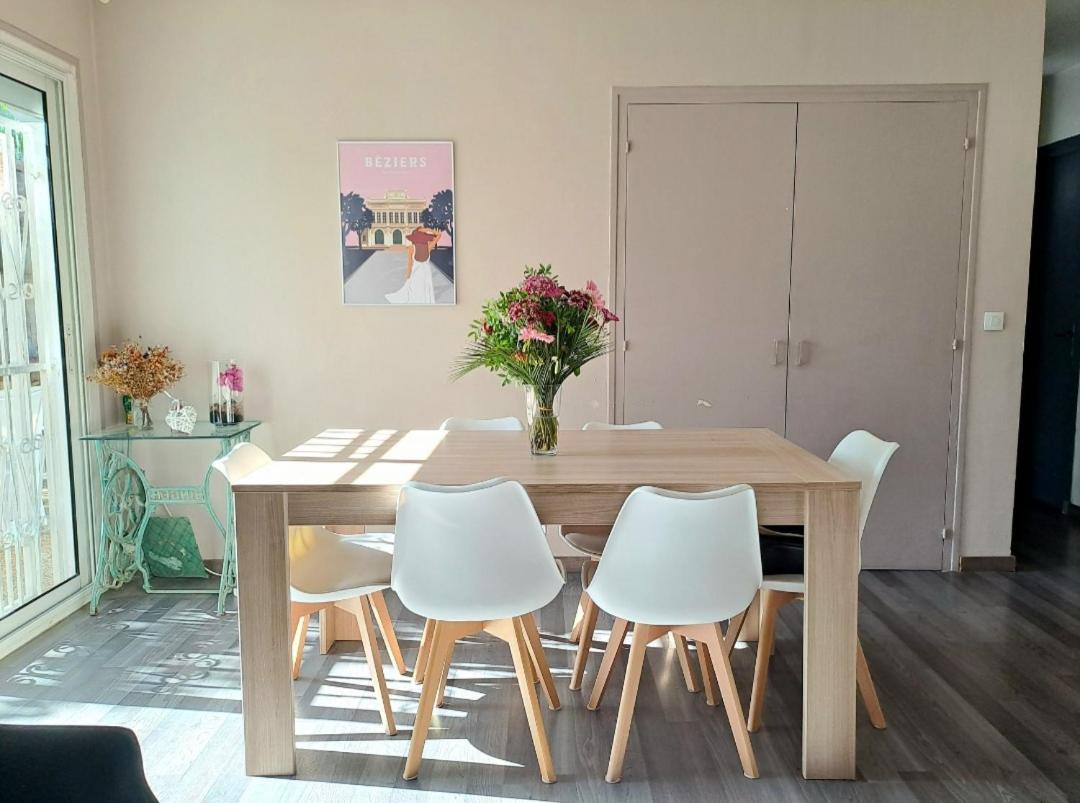 Le Ces-Spacieuse Maison - Wifi Jardin - Parking Gratuit - 15Min Des Plages Beziers Luaran gambar